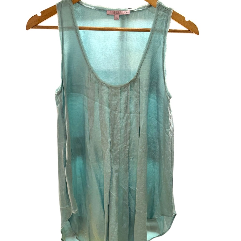 Calypso St. Barth Silky Green Tank Top